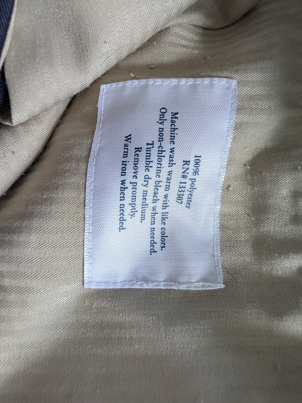 Croft & Barrow Navy Blue Dress Pants - Men's Size 34x32 - EUC - Picture 5 of 6